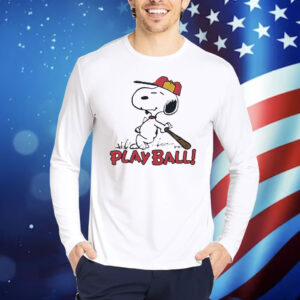 Official Peanuts Snoopy Play Ball Shirt