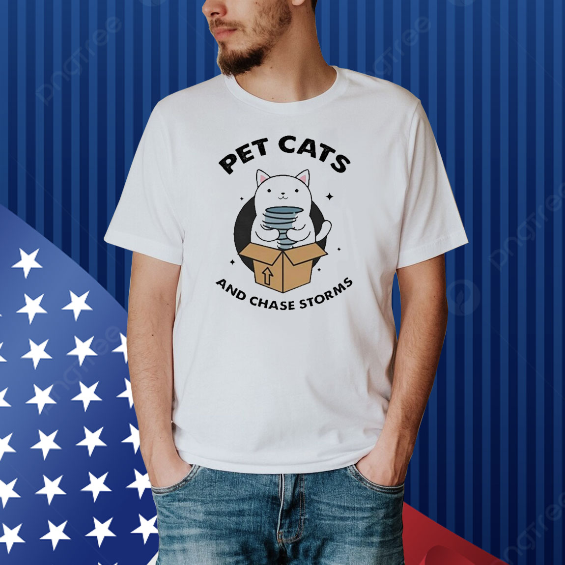 Official Pet Cats And Chase Storms Shirt