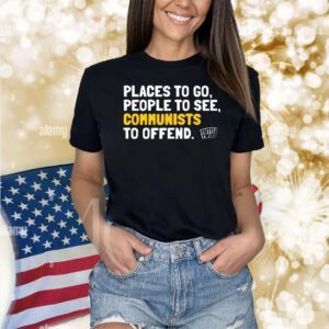 Official Places To Go People To See Communists To Offend Tuttle Twins Shirt