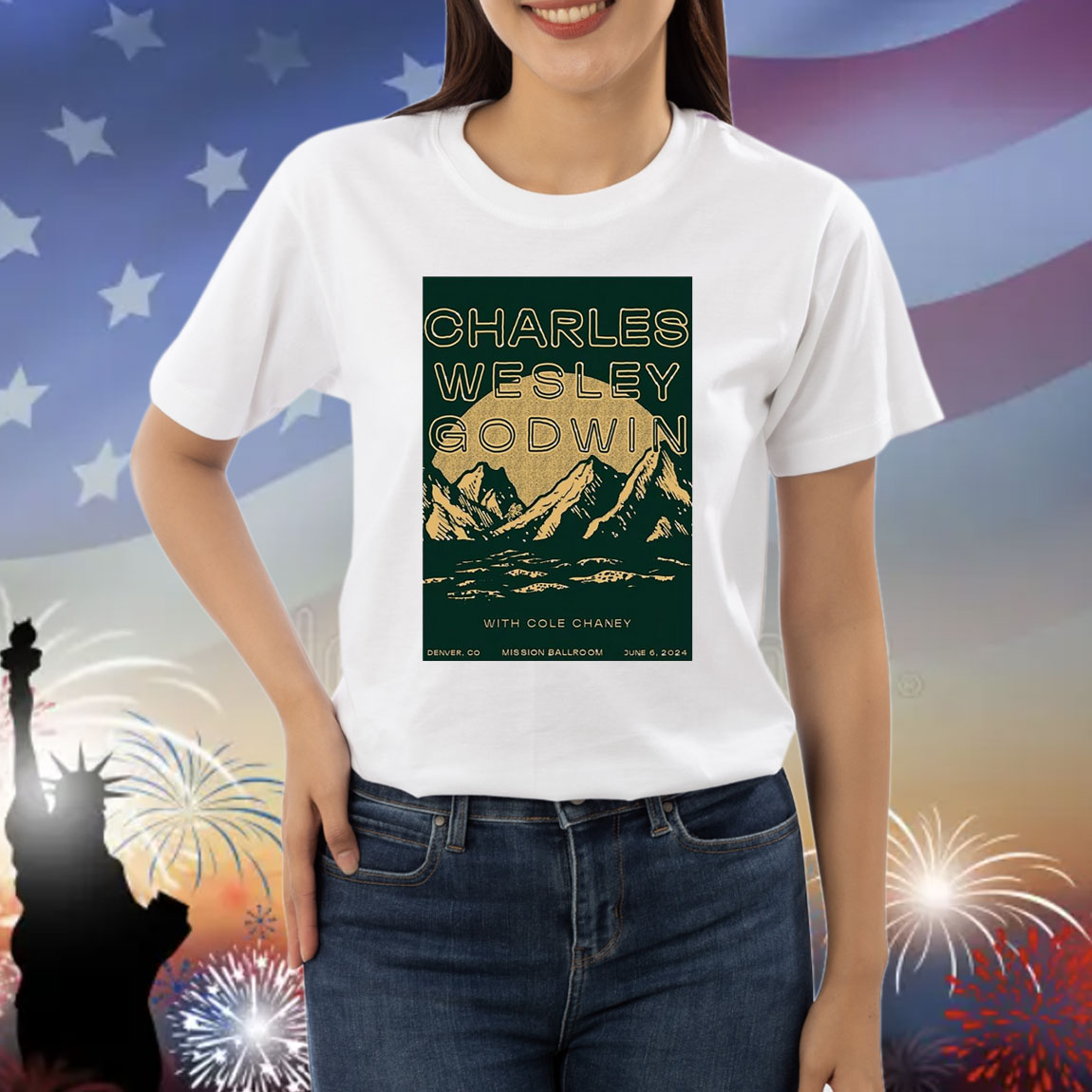 Official Poster Charles Wesley Godwin June 6 2024 Mission Ballroom in Denver CO Shirt