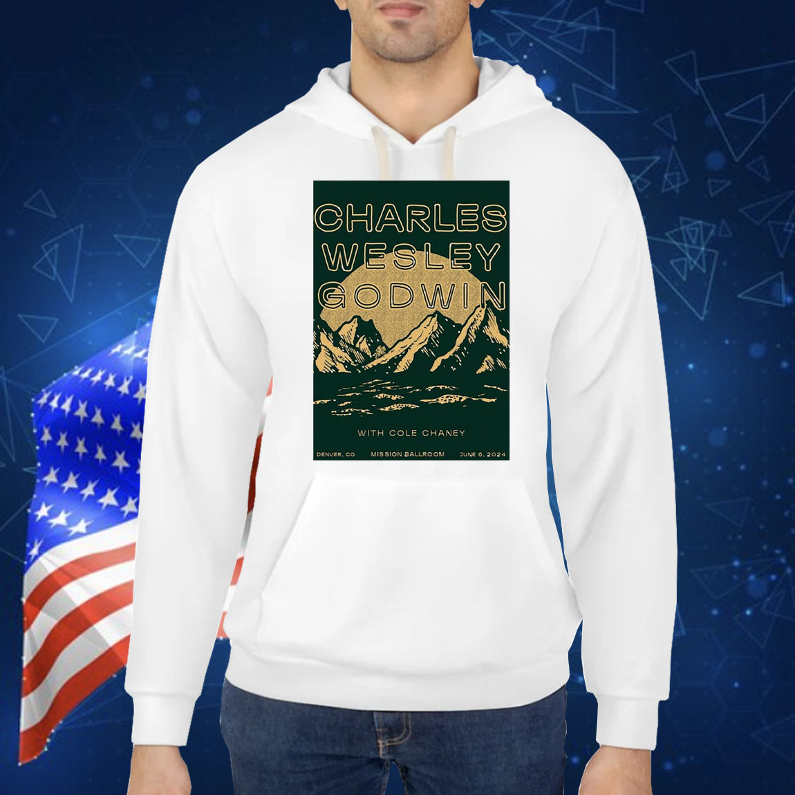 Official Poster Charles Wesley Godwin June 6 2024 Mission Ballroom in Denver CO Shirt