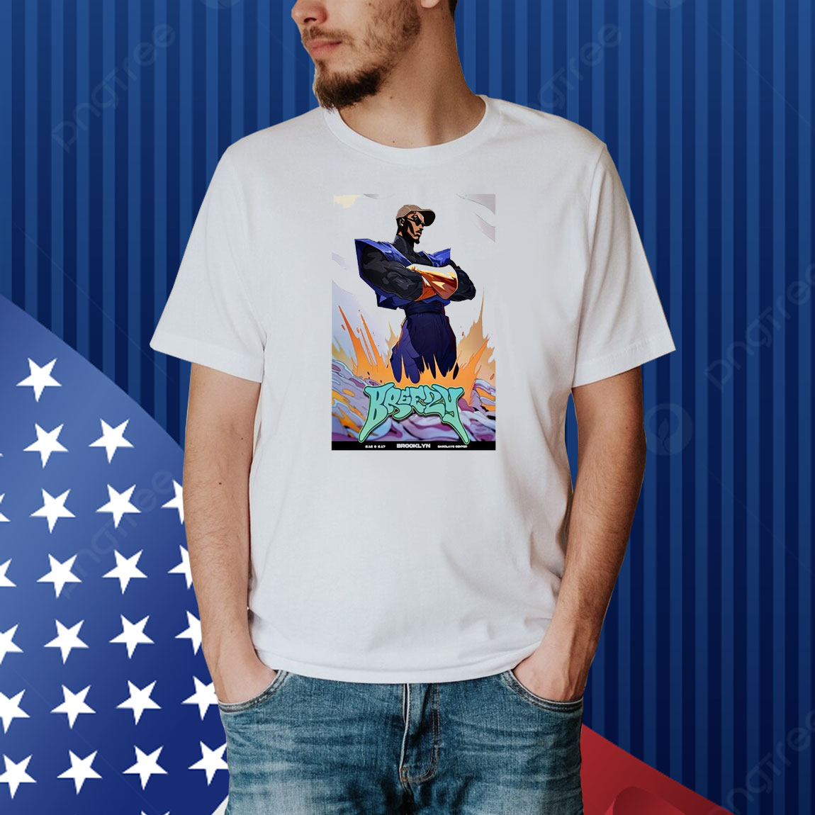 Official Poster Chris Brown June 16-17 2024 Barclays Center in Brooklyn NY Shirt