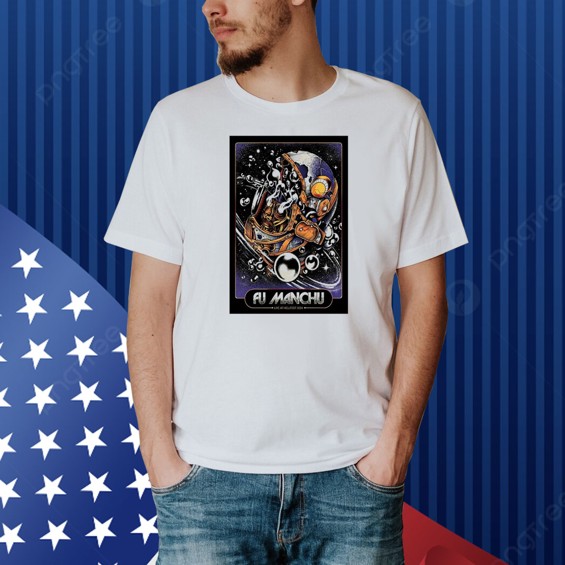Official Poster Fu Manchu Tour In Clisson France On Jun 28 2024 Shirt