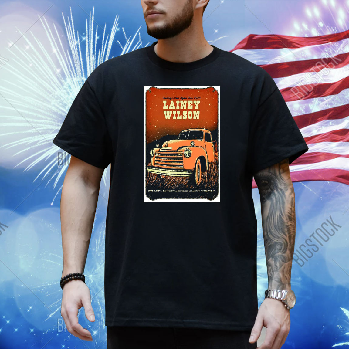 Official Poster Lainey Wilson June 21 2024 Empower Federal Credit Union Amphitheater Syracuse NY Shirt