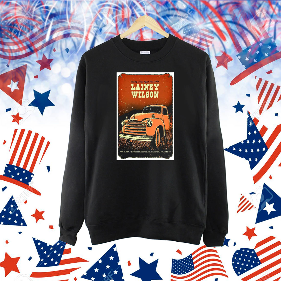 Official Poster Lainey Wilson June 21 2024 Empower Federal Credit Union Amphitheater Syracuse NY Shirt
