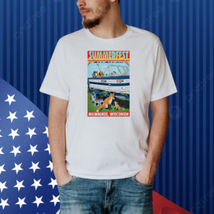 Official Poster SummerFest June 20-22 2024 Milwaukee WI Shirt