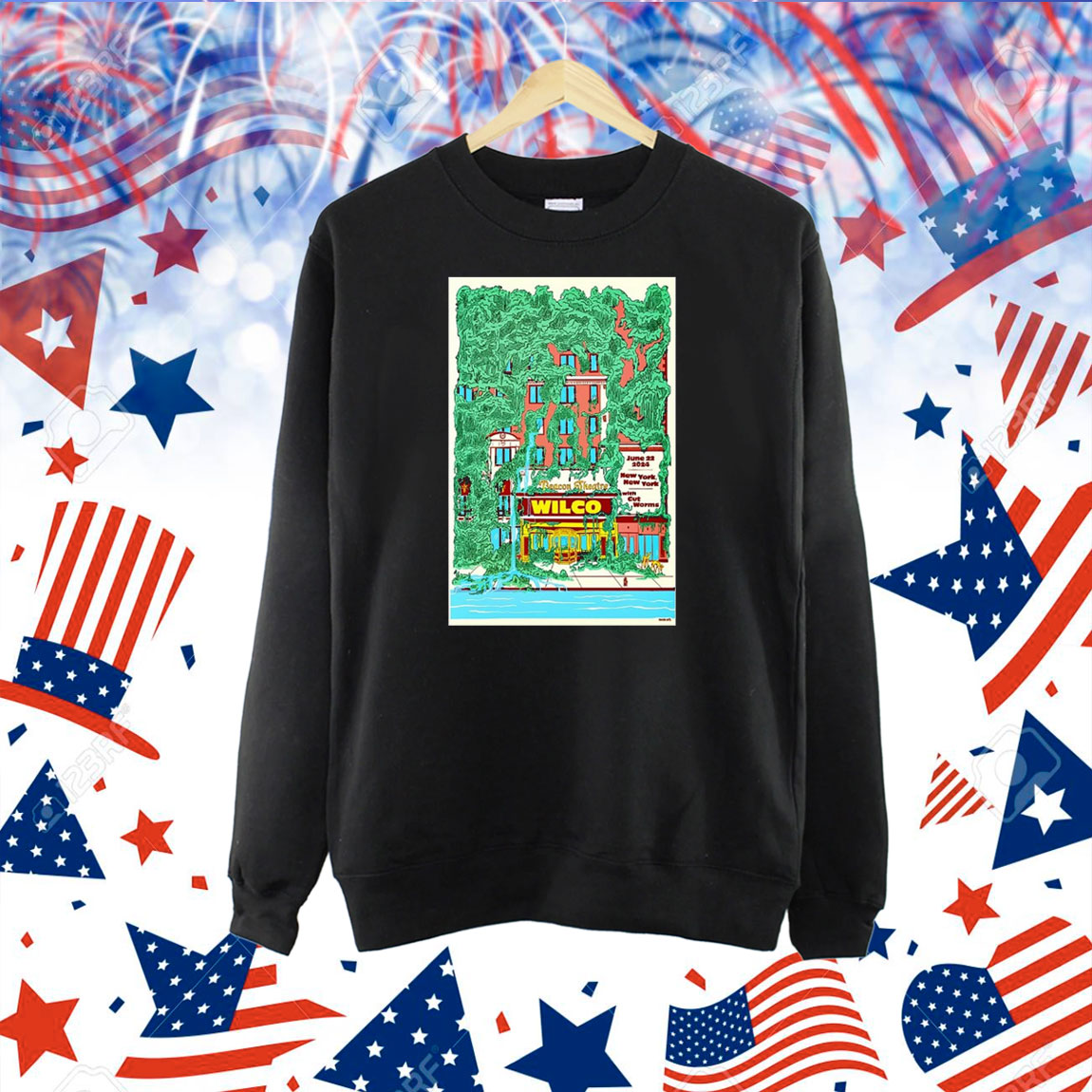 Official Poster Wilco June 22 2024 Beacon Theatre in New York NY Shirt