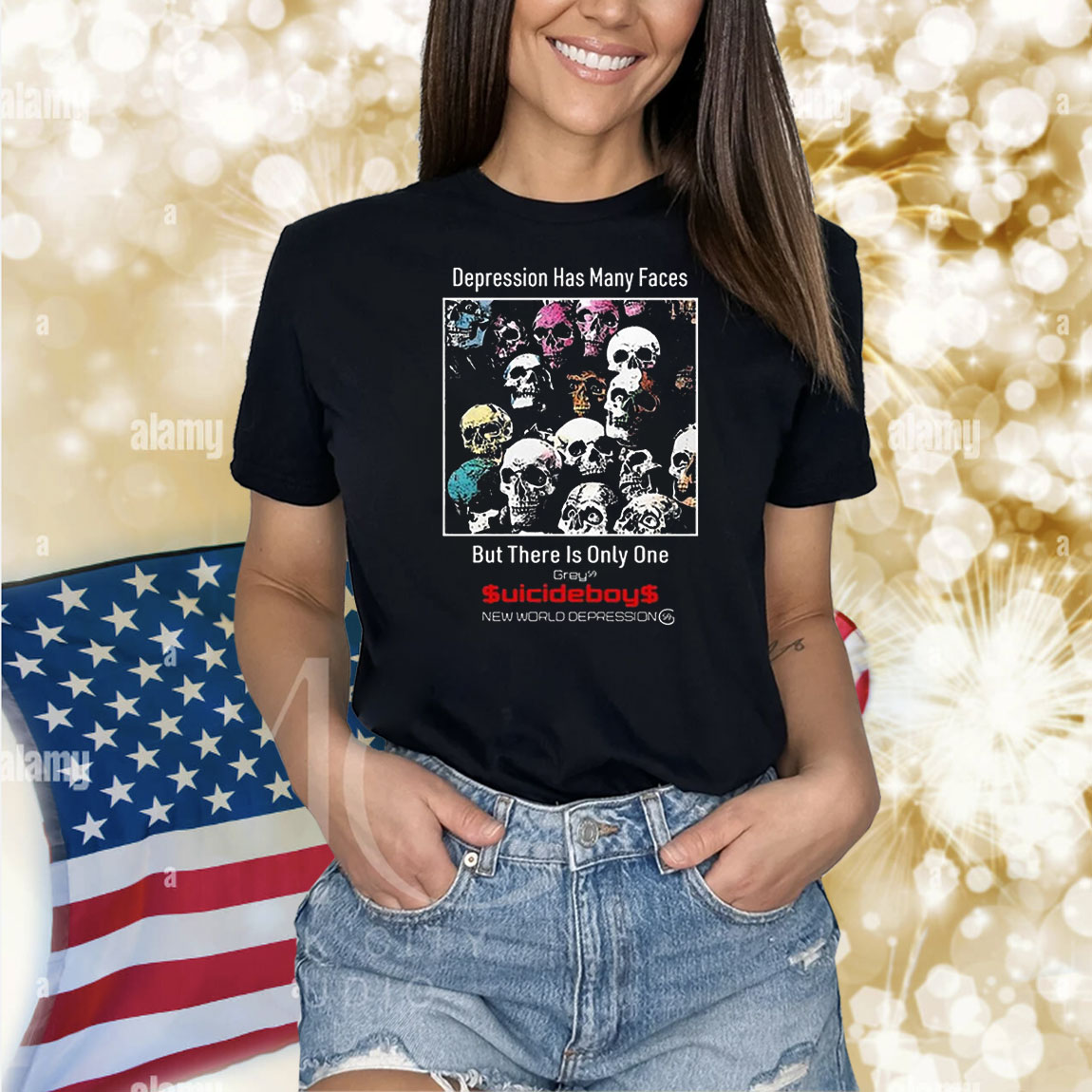 Official Prescription Propaganda Depression Has Many Faces But There Is Only One $Uicideboy$ Shirt