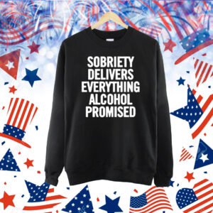 Official Sobriety Delivers Everything Alcohol Promised 2024 Shirt