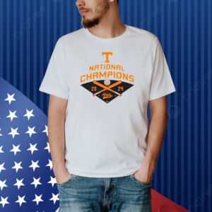 Official Tennessee Volunteers 2024 Baseball National Champions Tackle Twill Shirt