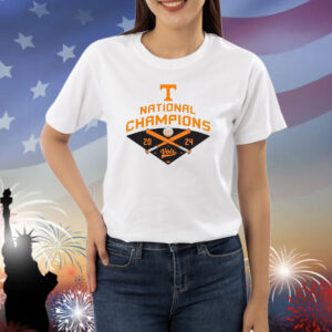 Official Tennessee Volunteers 2024 Baseball National Champions Tackle Twill Shirt