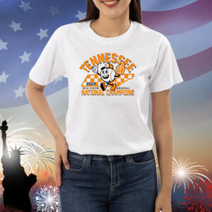 Official Tennessee Volunteers 2024 NCAA Division I Men's Baseball College World Series Champions Mascot Shirt