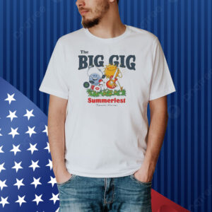 Official The Big Gig Summer Fest 2024 Event Wisconsin Shirt