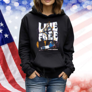 Official Tyler Freeman Cleveland Guardians Live Free Player Shirt