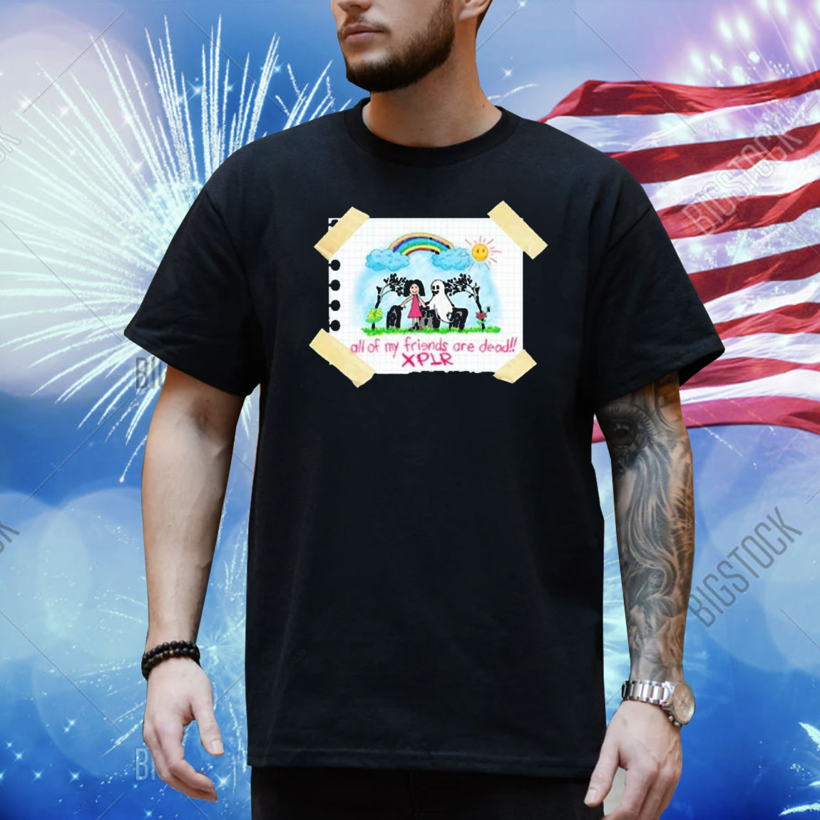 Official Xplr All Of My Friends Are Dead Shirt
