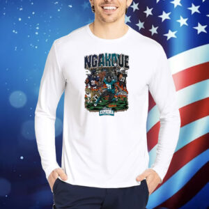 Official Yannick Ngakoue Jacksonville Jaguars number 91 Planet Euphoria Artwork 2024 Shirt