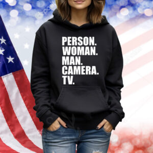 Person woman man camera tv Shirt