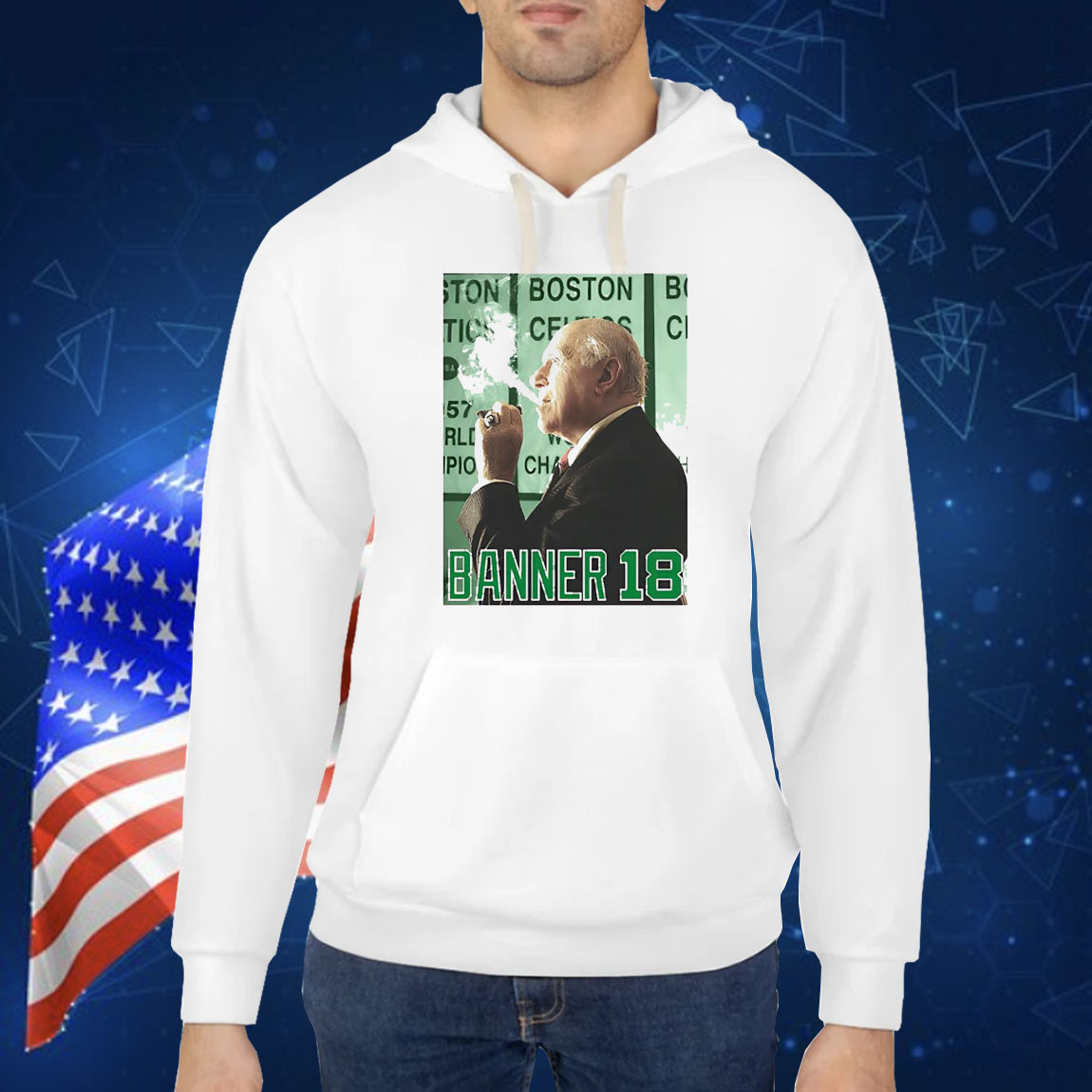 Red Auerbach Boston Celtics banner 18 Shirt
