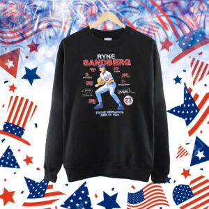 Ryne Sandberg Statue Dedication 2024 Shirt