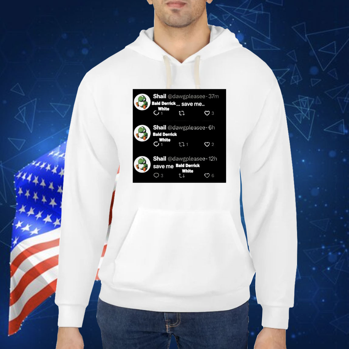 Shail Dawgpleasee Bald Derrick White save me Shirt