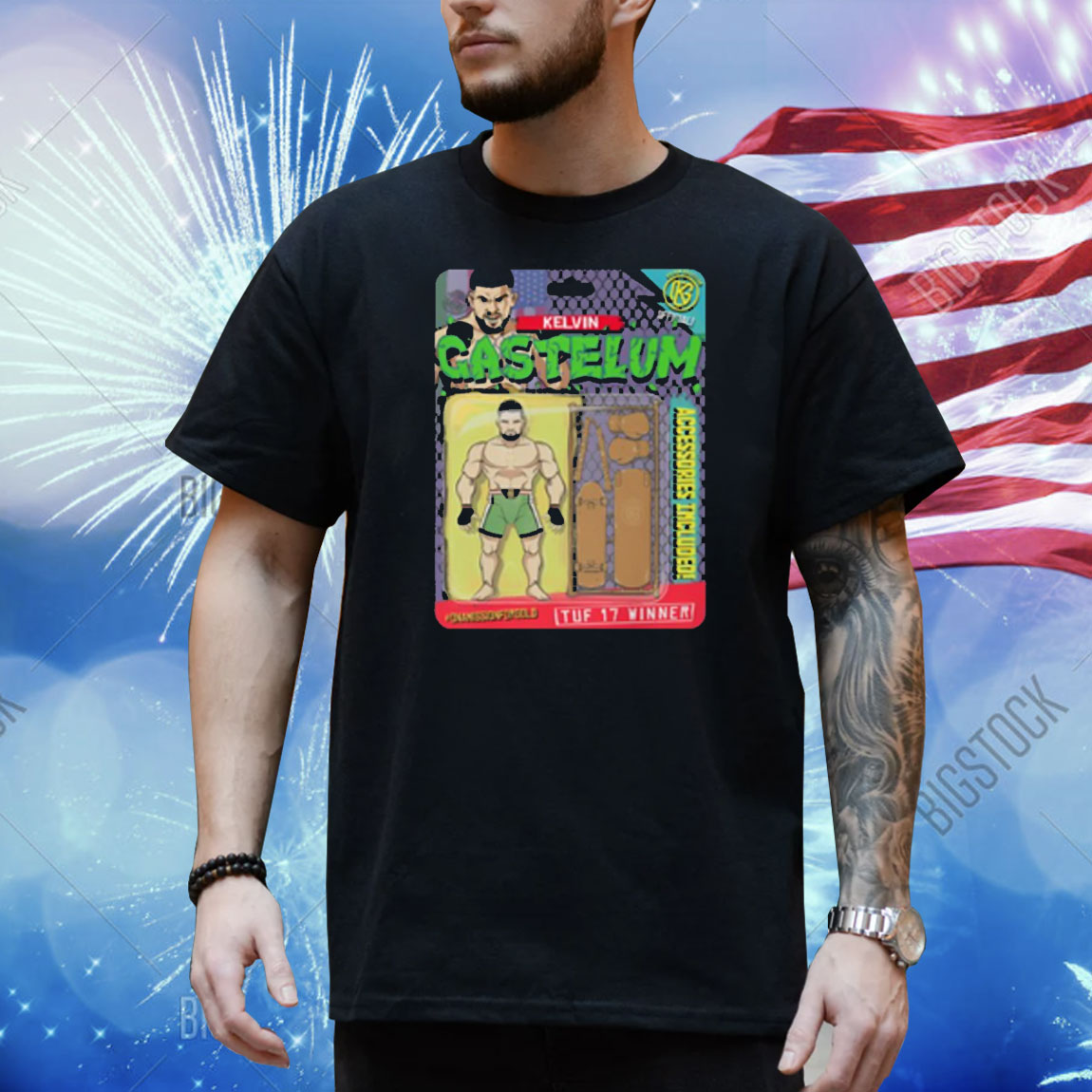 Shirt Kelvin Gastelum Kg Action Figure Shirt