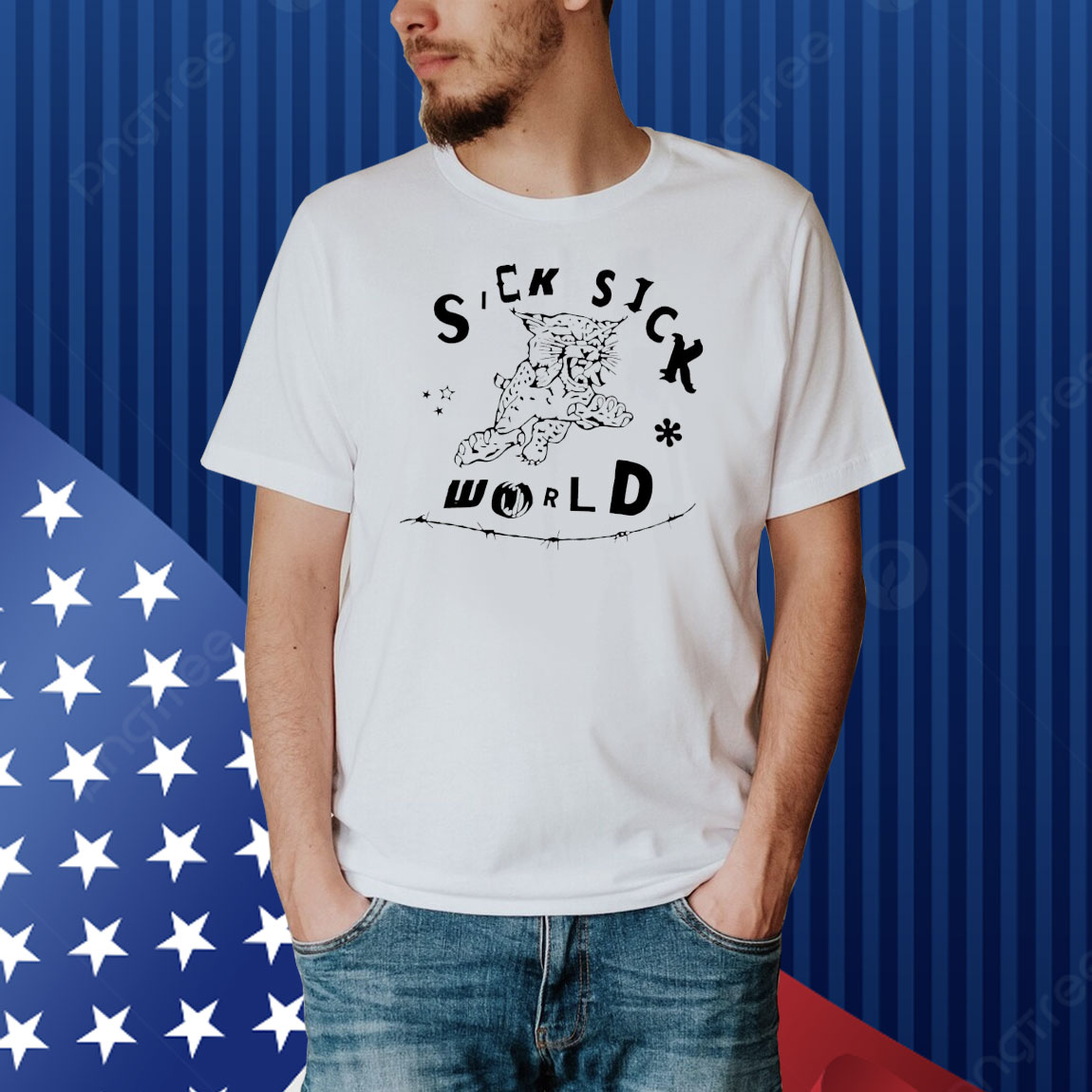 Sick sick world tiger Shirt