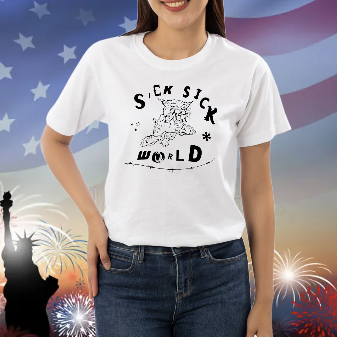 Sick sick world tiger Shirt