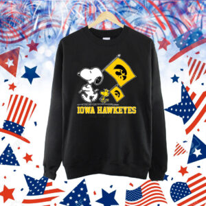 Snoopy Iowa Hawkeyes Road To Oklahoma City flag Shirt