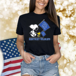 Snoopy Kentucky Wildcats Road To Oklahoma City flag Shirt