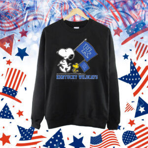 Snoopy Kentucky Wildcats Road To Oklahoma City flag Shirt