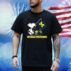 Snoopy Michigan Wolverines Road To Oklahoma City flag Shirt