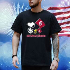 Snoopy Oklahoma Sooners Road To Oklahoma City flag Shirt
