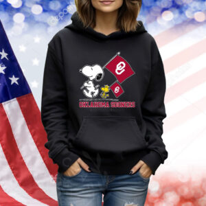 Snoopy Oklahoma Sooners Road To Oklahoma City flag Shirt