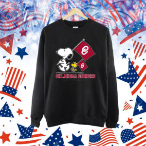 Snoopy Oklahoma Sooners Road To Oklahoma City flag Shirt