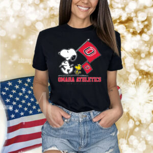 Snoopy Omaha Athletics Road To Oklahoma City flag Shirt