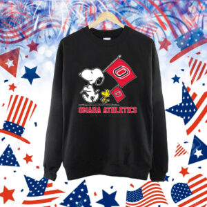 Snoopy Omaha Athletics Road To Oklahoma City flag Shirt