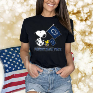 Snoopy Pennsylvania State Road To Oklahoma City flag Shirt