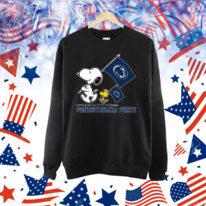 Snoopy Pennsylvania State Road To Oklahoma City flag Shirt