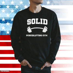 Solid Powerlifting Gym T-Shirt
