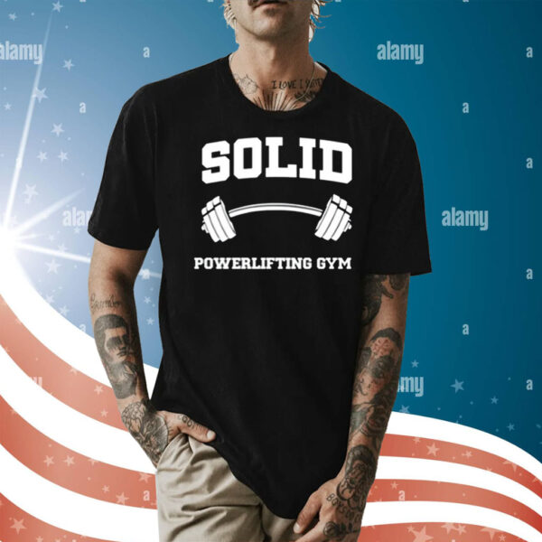 Solid Powerlifting Gym T-Shirt