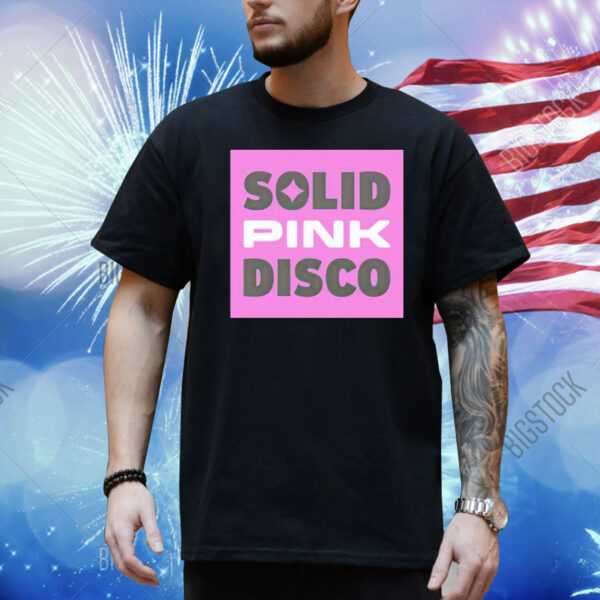 Solid pink disco Shirt