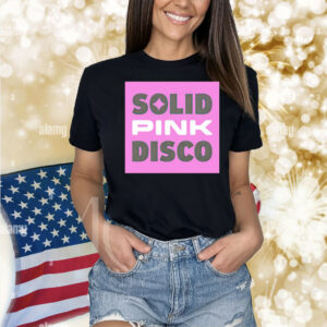 Solid pink disco Shirt