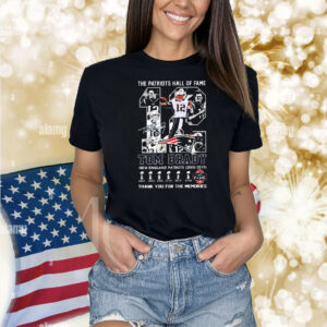 The Patriots hall of fame Tom Brady New England Patriots 2000-2019 Shirt