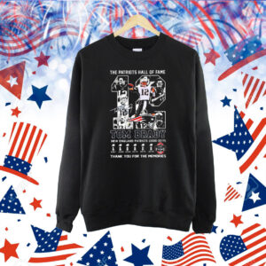 The Patriots hall of fame Tom Brady New England Patriots 2000-2019 Shirt