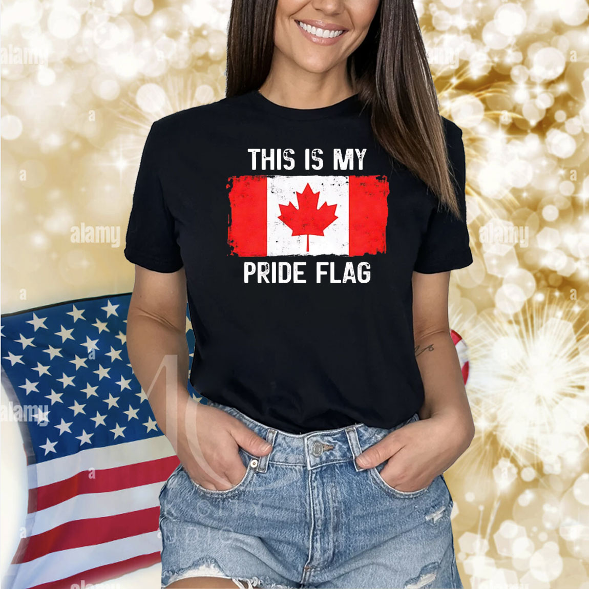 This is my pride flag Canada Shirt