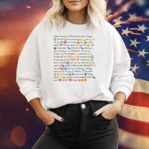 Trump Felon Slutty Text Sweatshirt