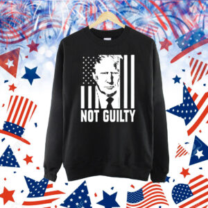 Trump Not Guilty Flag Shirt