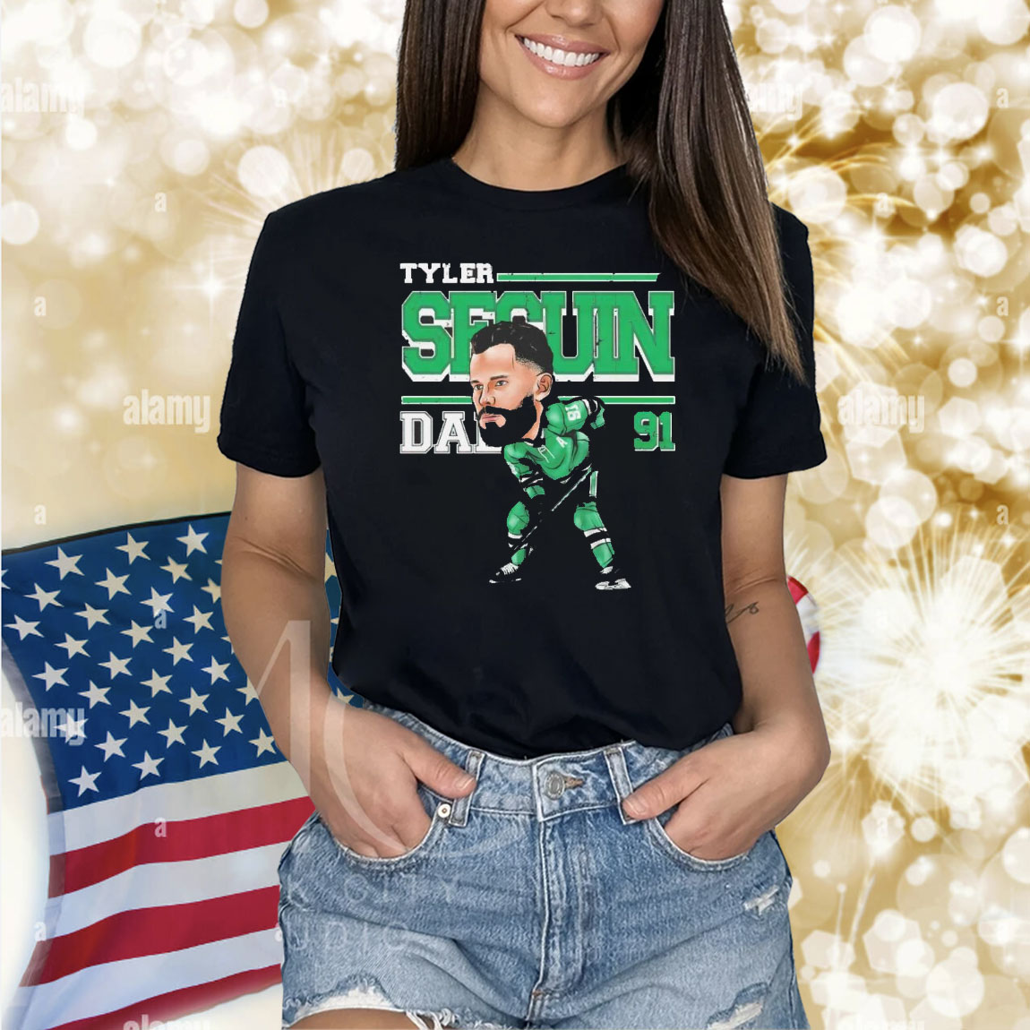 Tyler Seguin Dallas Hockey Cartoon Shirt
