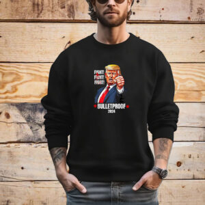 Trump Shot Bulletproof Bloody Ear Bleeding Butler PA Trump T-Shirt