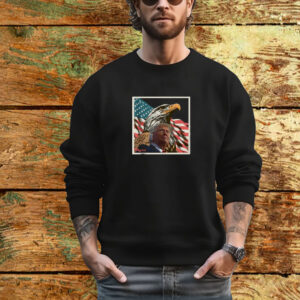 Trump's First Appearance USA Flag Bandaged Trump 2024 T-Shirt